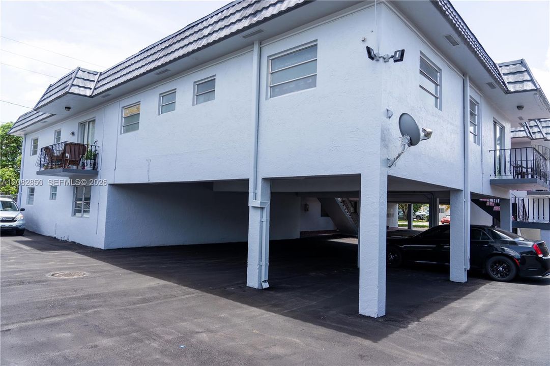 rear of building & parking