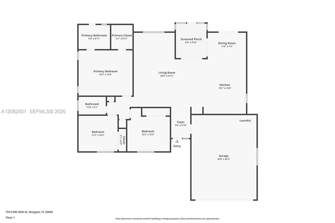 На продажу: $599,900 (3 спален, 2 ванн, 1484 Квадратных фут)