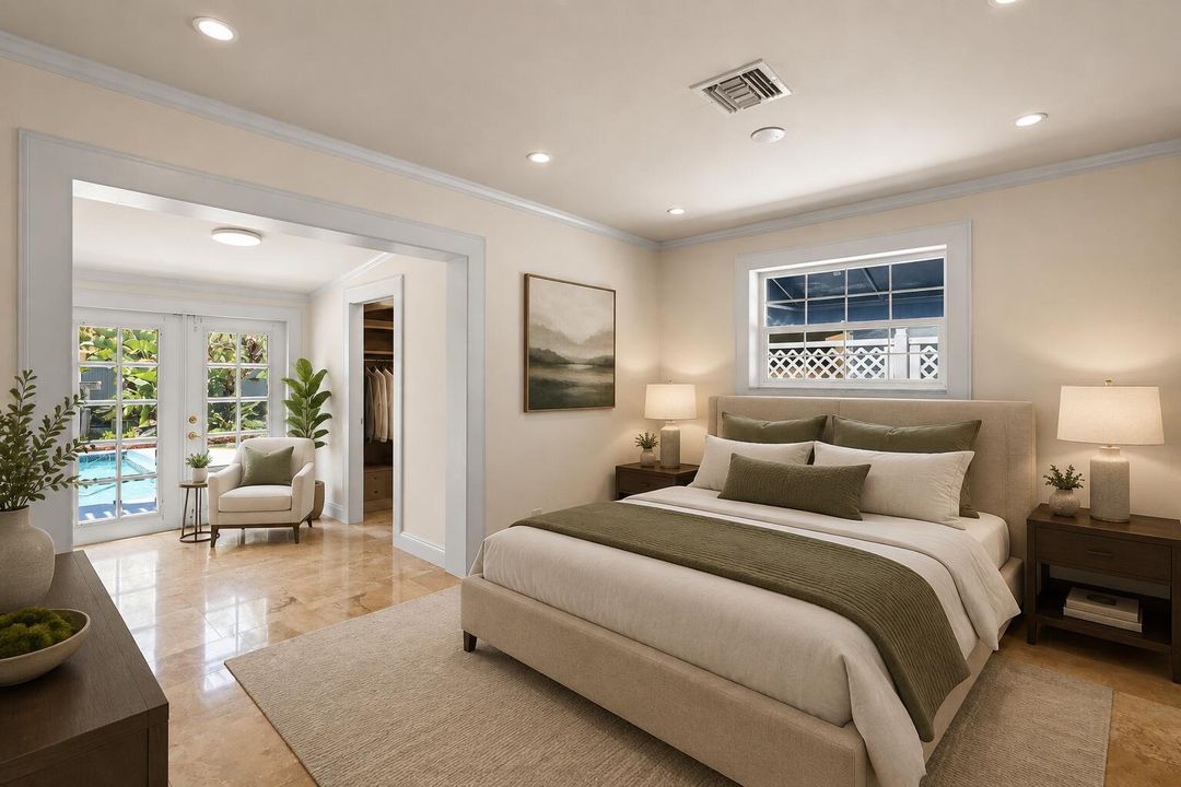 Primary Bedroom- Staged