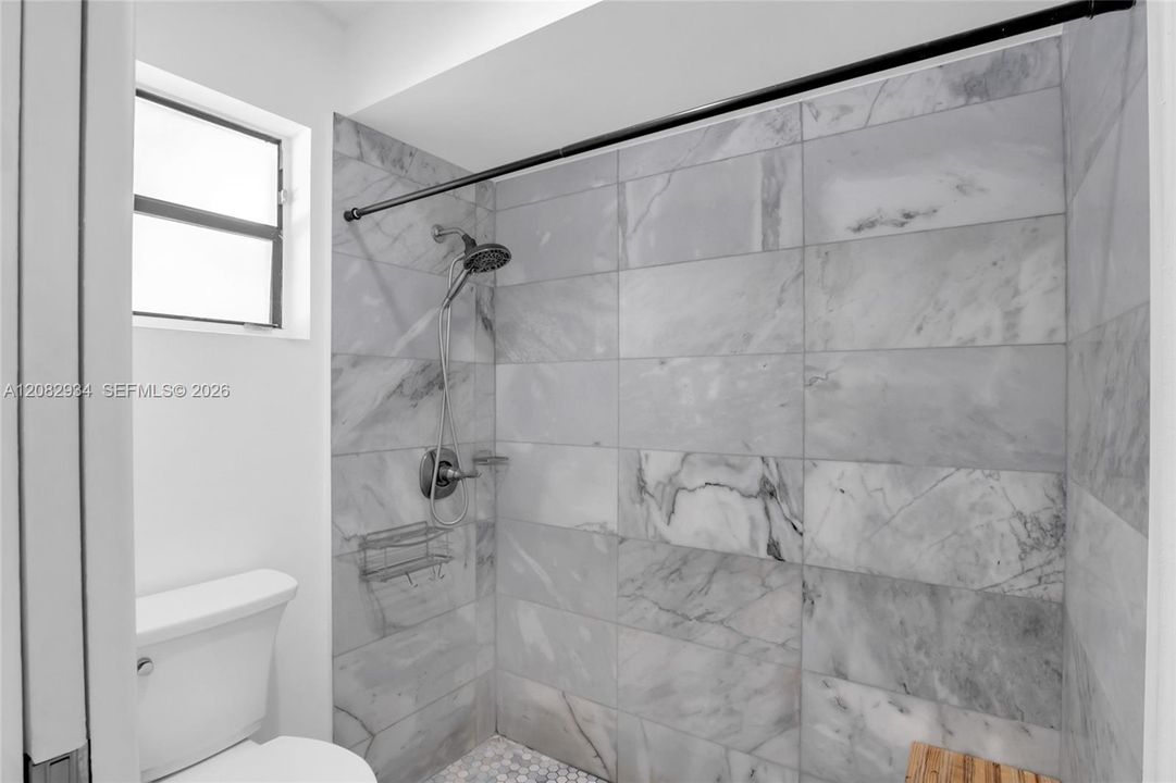 Updated with spacious shower