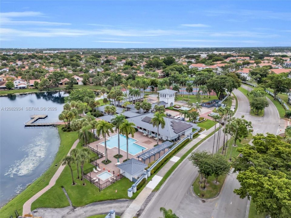 Aeriew view of community
