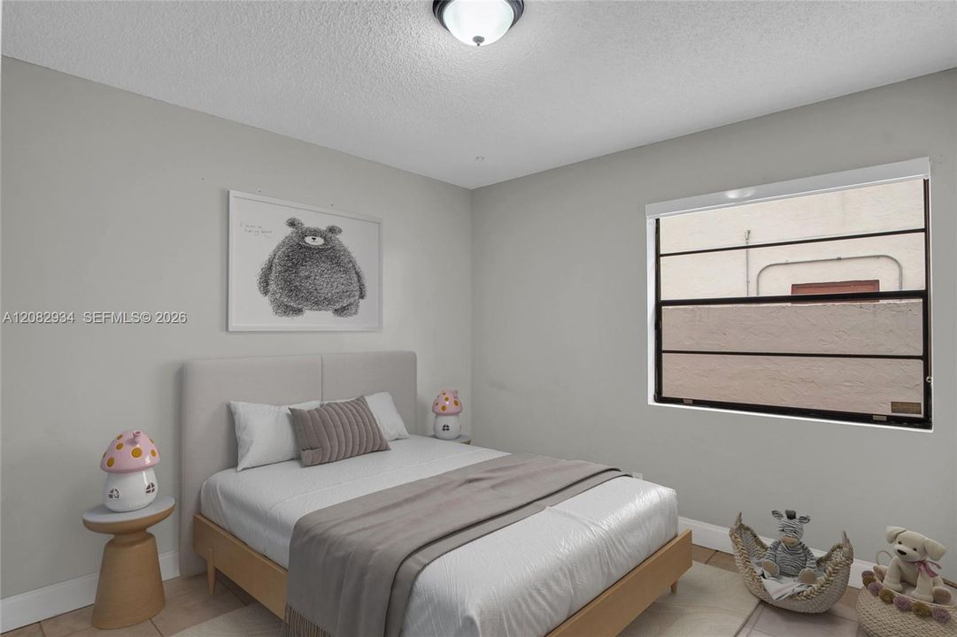 Bedroom 3 virtually staged