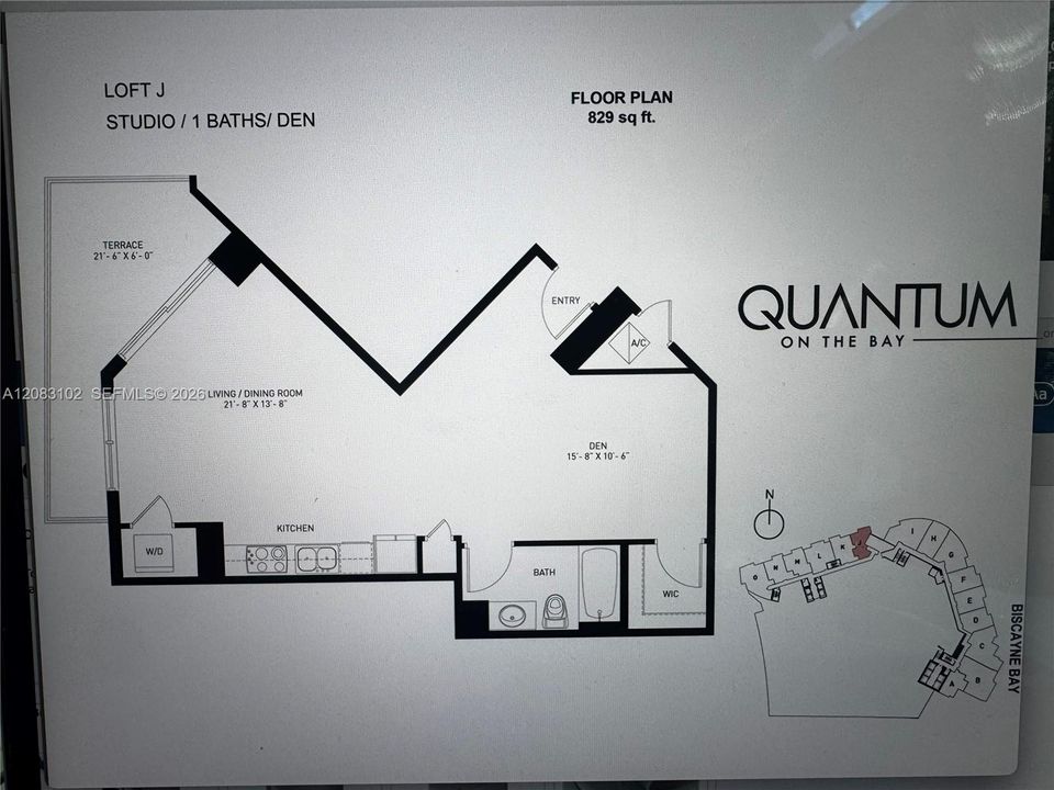For Rent: $2,700 (0 beds, 1 baths, 829 Square Feet)