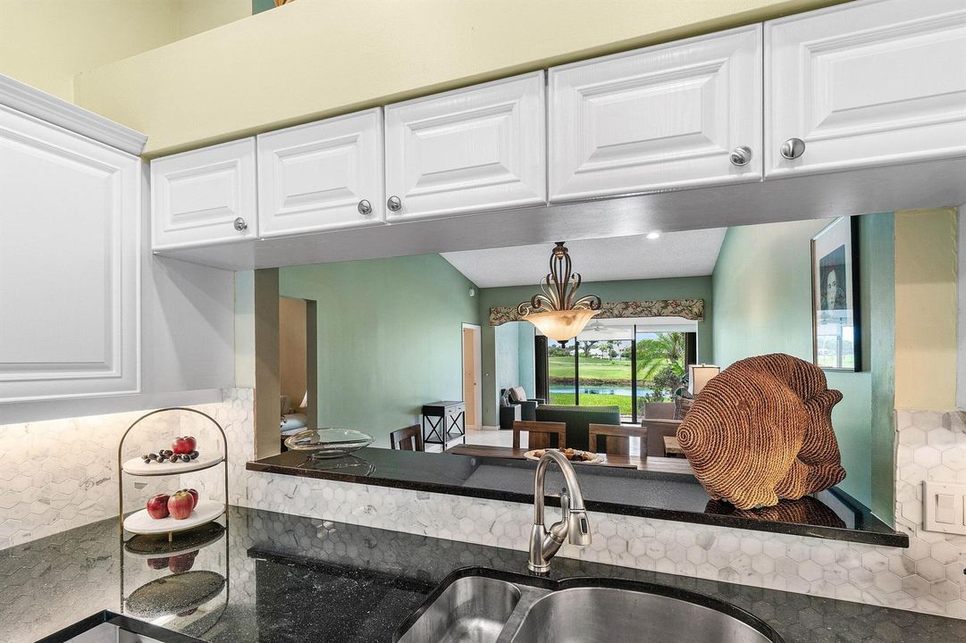 Granite Counters & Double Sinks