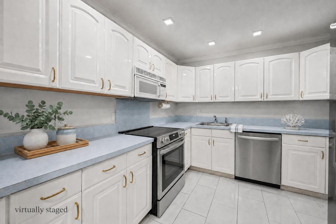 Virtually Staged Kitchen