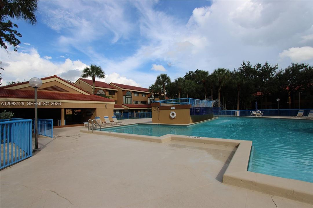 Community pool and clubhouse