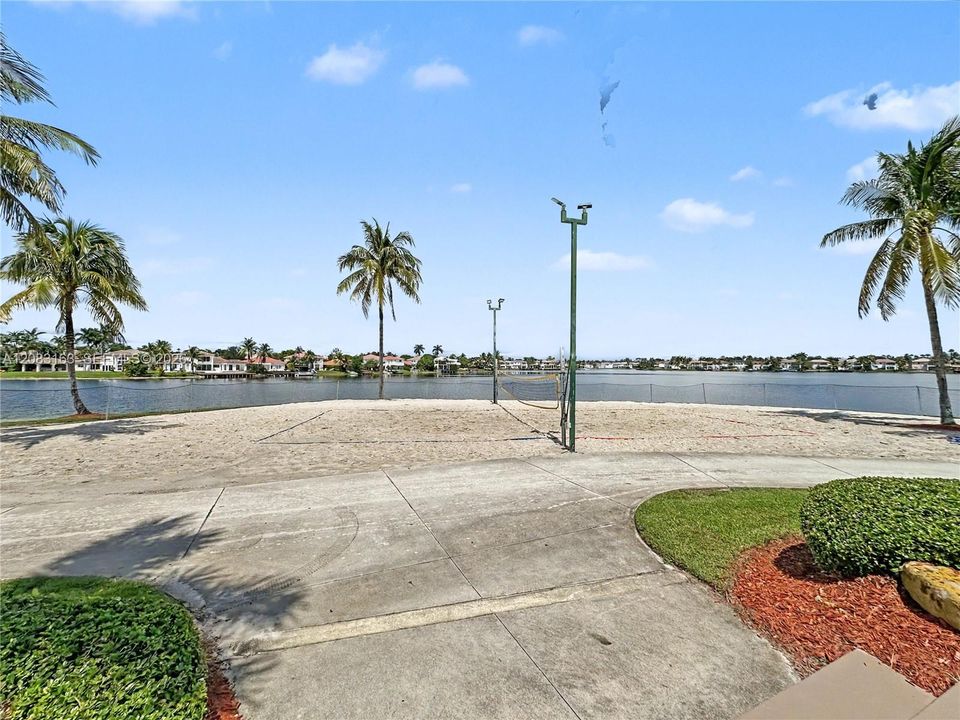Volleyball court