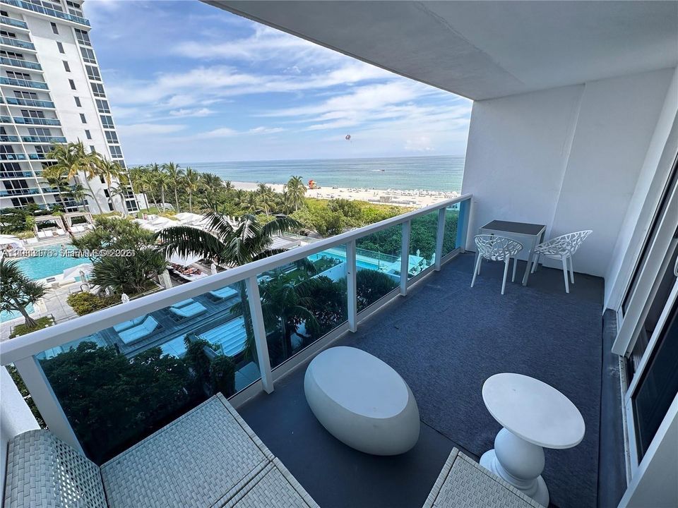 Enjoy this ocean from your own private balcony.