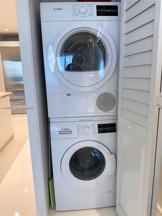 Your own washer and dryer.