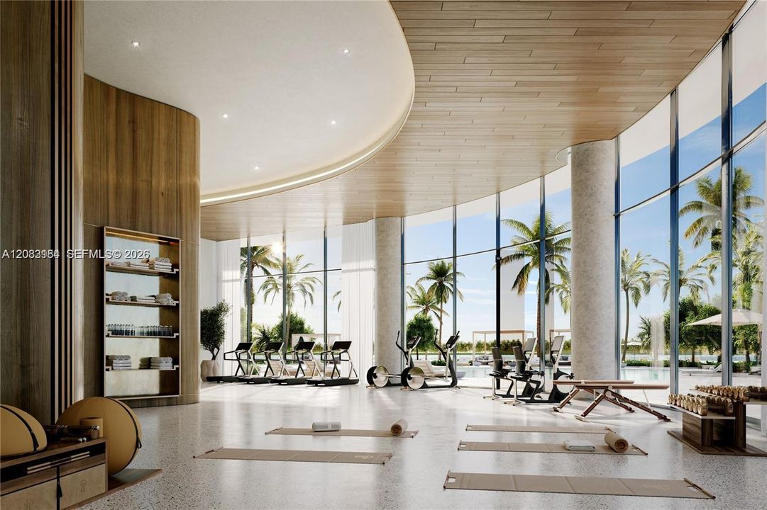 Gym area