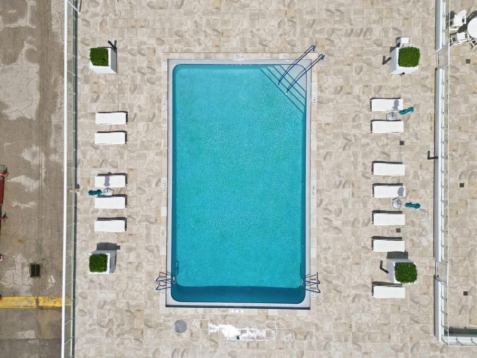 3450 aerial of pool