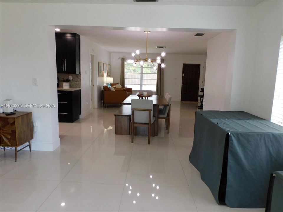 Family room view to Social Areas.