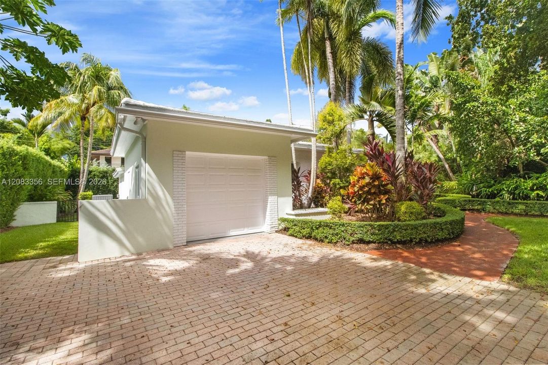 As you approach the Garage from Exterior
