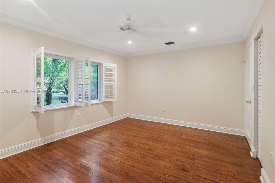 3rd Bedroom with Garden Views