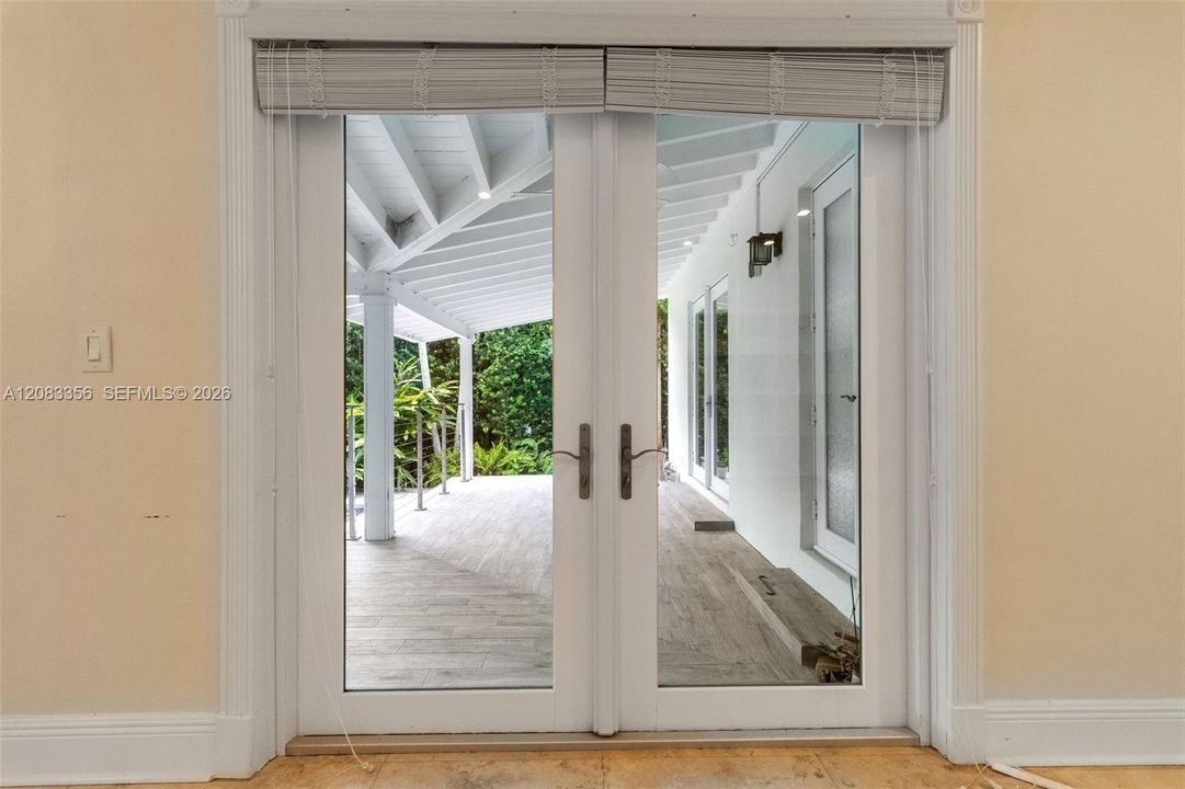 Direct Access to Pool Patio from Living Room
