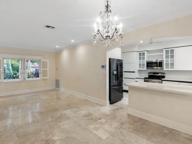 Open Plan Living Room with Kitchen