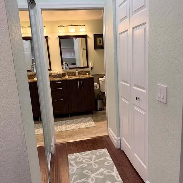 Hall to Master Bath