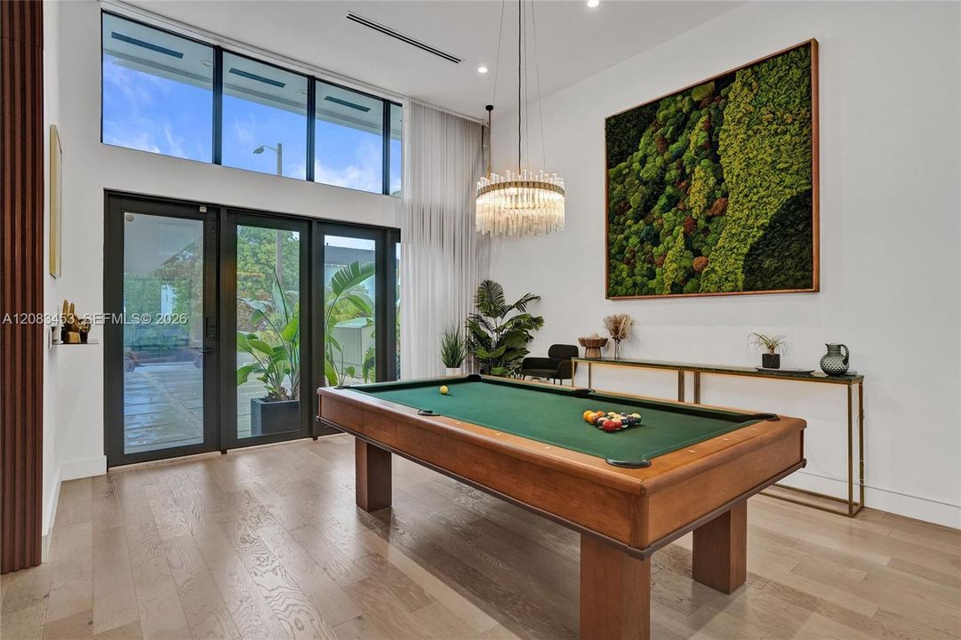Huge floor to ceiling impact glass entry