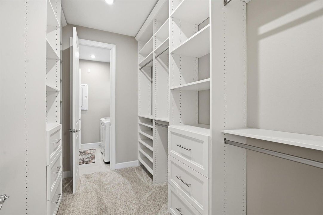 Primary Walk in closet