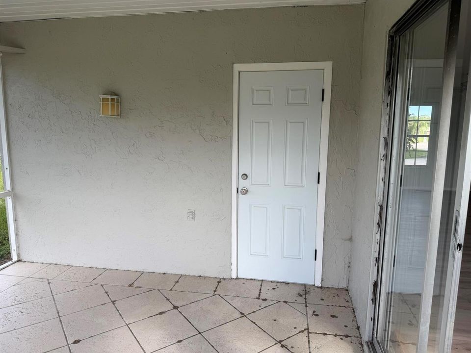 Garage Door from Porch