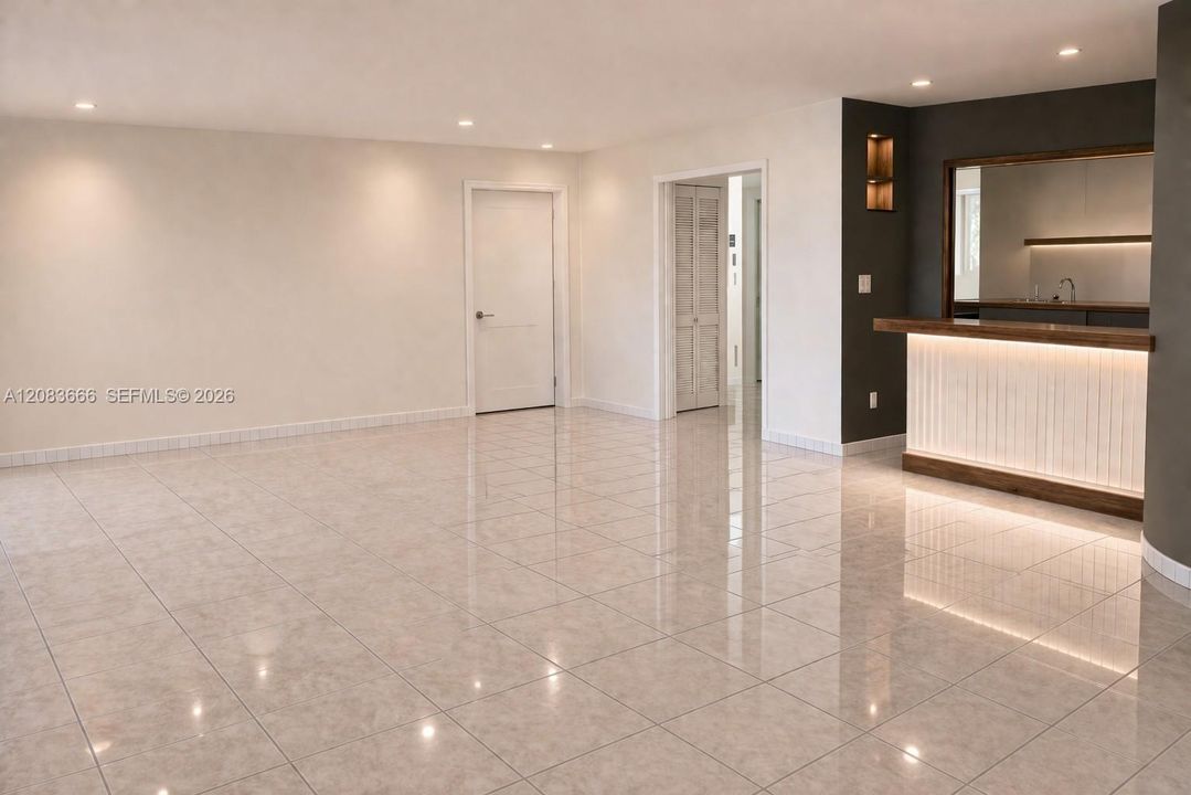 Furniture removed AI
