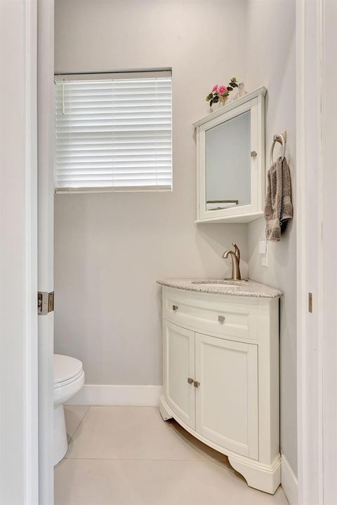 Half Bath located on first floor
