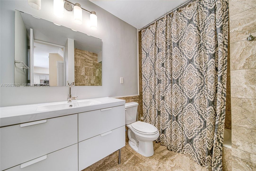 Ground bathroom.