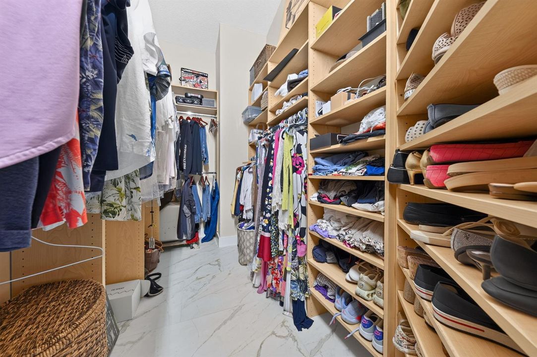 Walk in Primary Closet