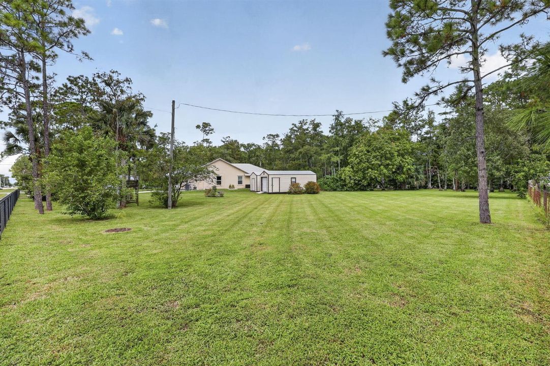 Huge Fenced Yard