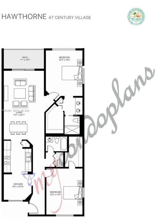 En Venta: $279,000 (2 camas, 2 baños, 1417 Pies cuadrados)