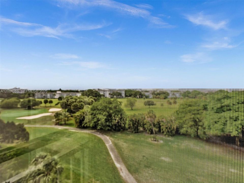 Expansive Golf course views from the windows