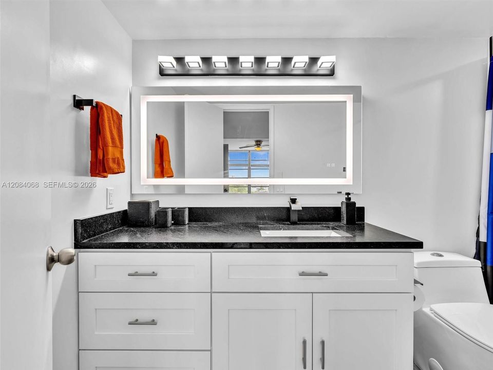 Tastefully remodeled Primary bathroom