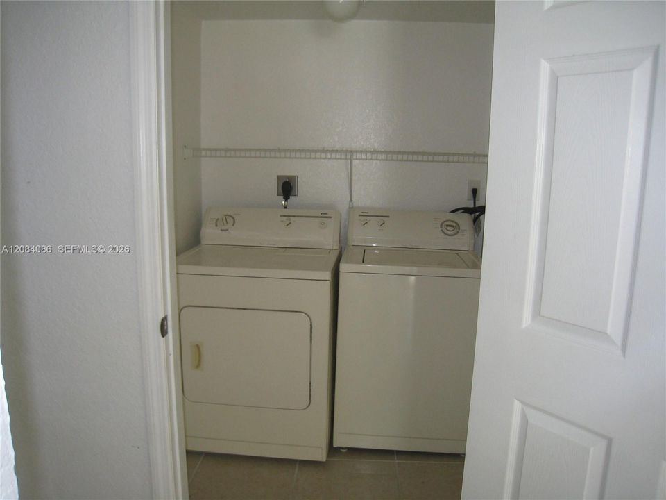 Your own private full sized washer and dryer
