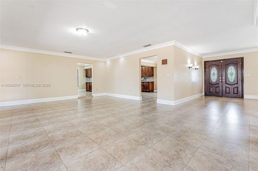 Foyer and living areas