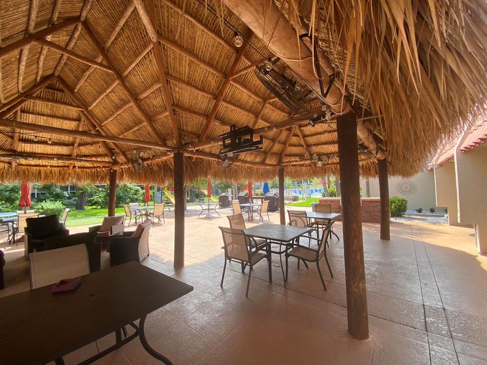 Island Club- Tiki seating area