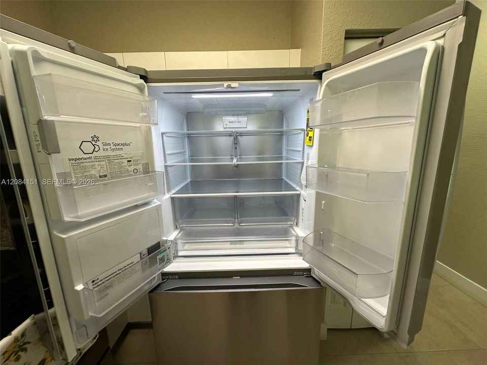 Refrigerator open (top)