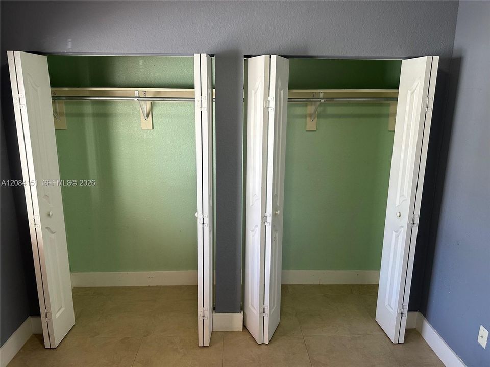 Closet wall to wall in Bedroom 1