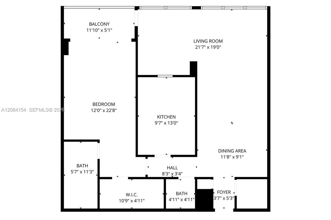 На продажу: $217,000 (1 спален, 1 ванн, 1075 Квадратных фут)