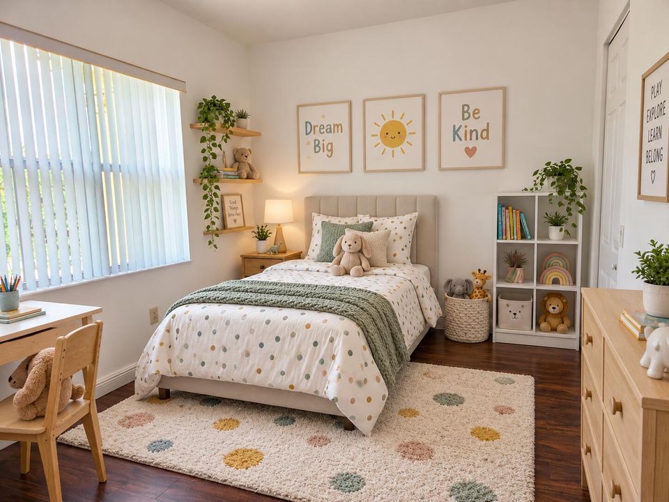 Cozy Scandinavian Kids’ Bedroom
