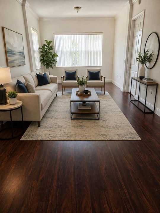 Bright Neutral Modern Living Room