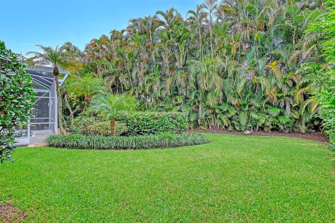Green space with Flowering Trees