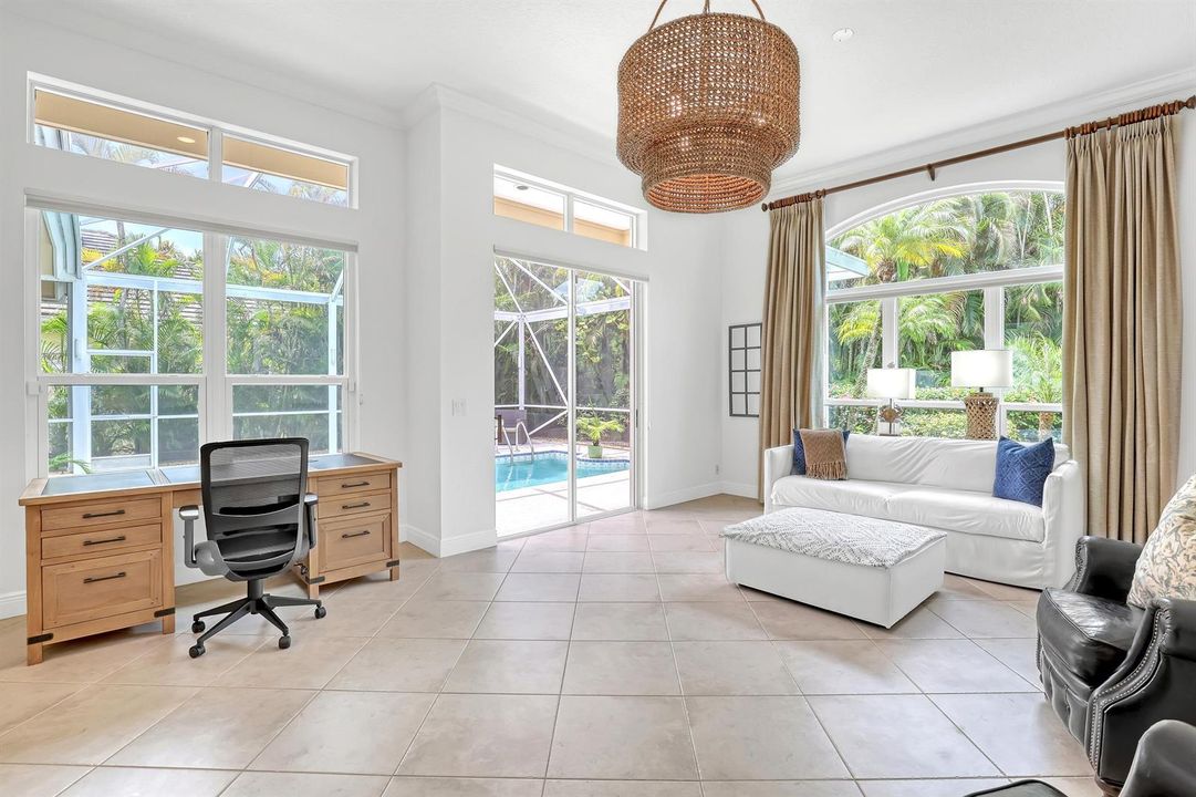 Family Room with Impact Windows