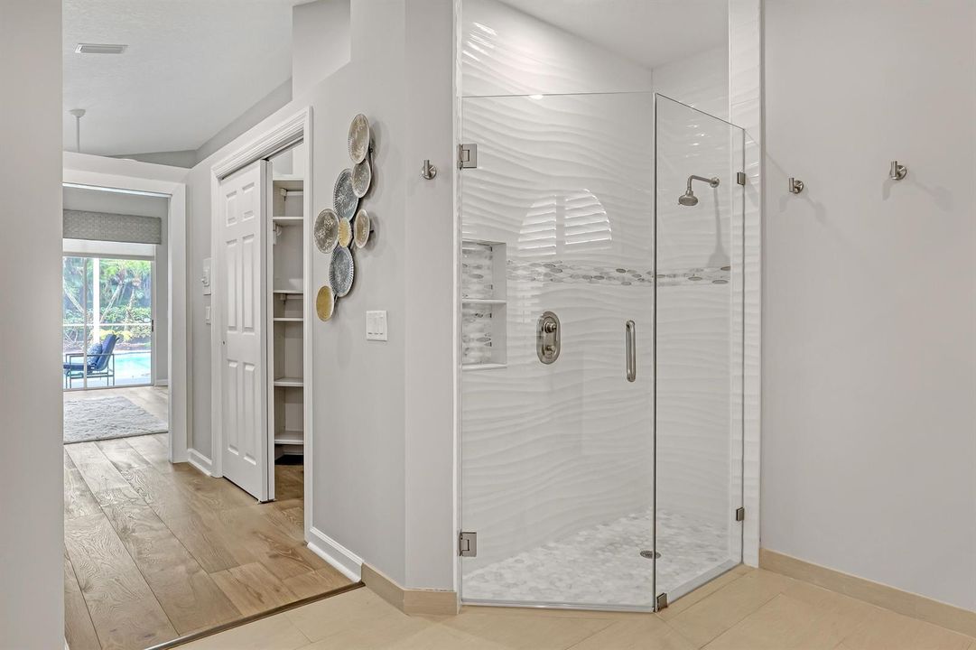 Updated Shower in Primary Bath