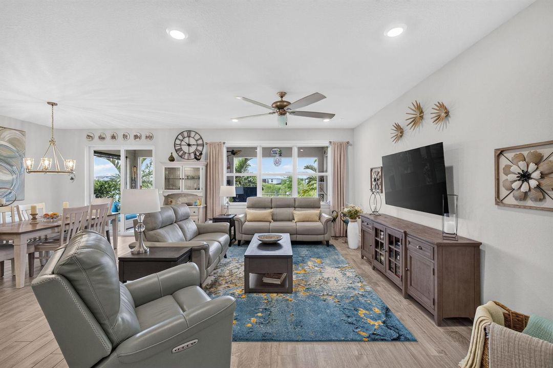 Living Room Ready for Entertaining
