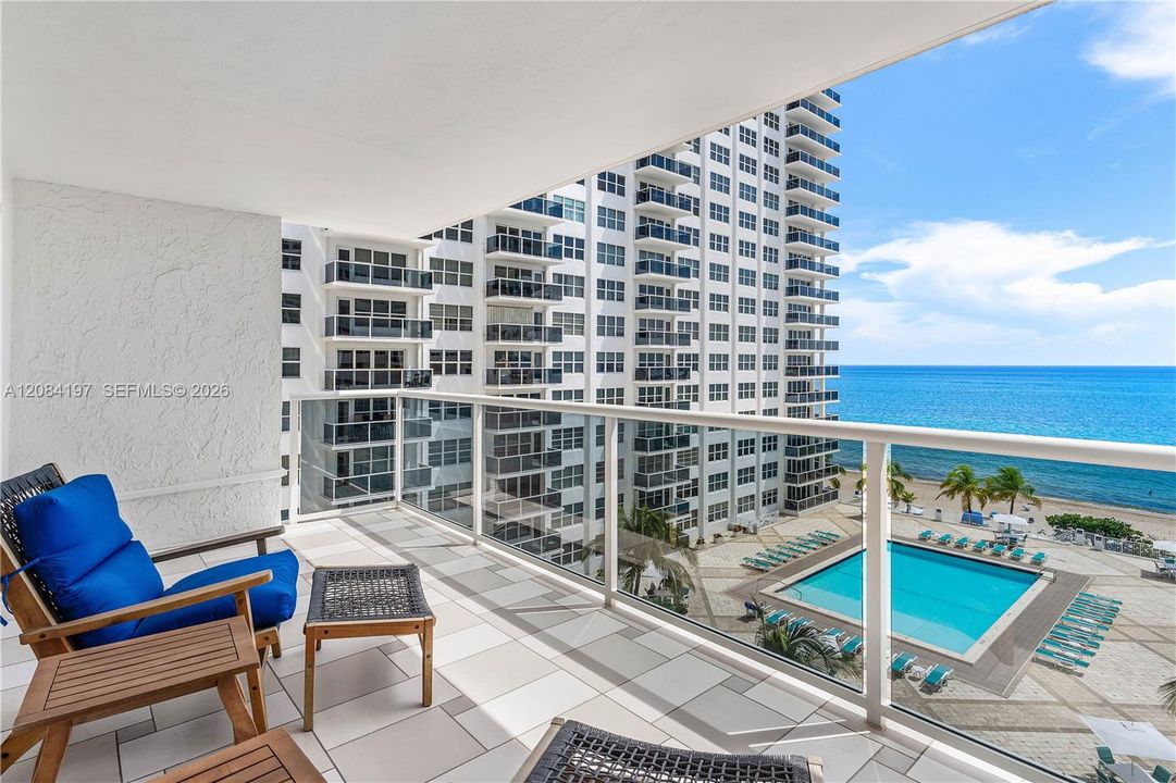 Views from Living Room, Dining Room, Kitchen and Balcony