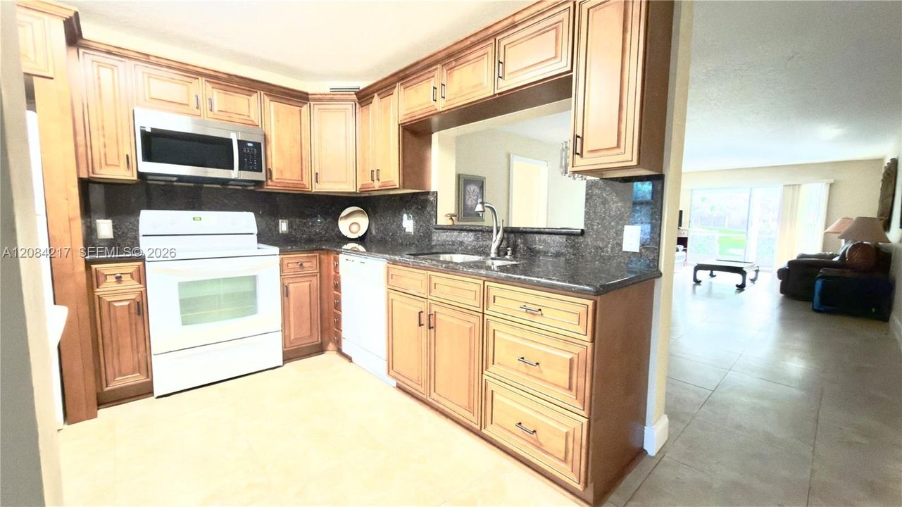 All wood cabinets