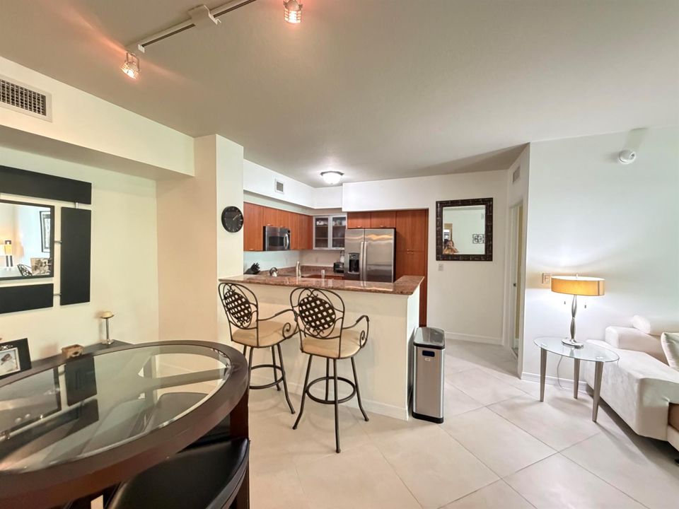 Kitchen and dining area