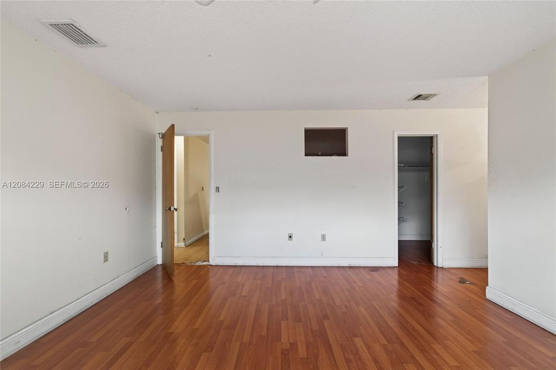 Another view of the main bedroom