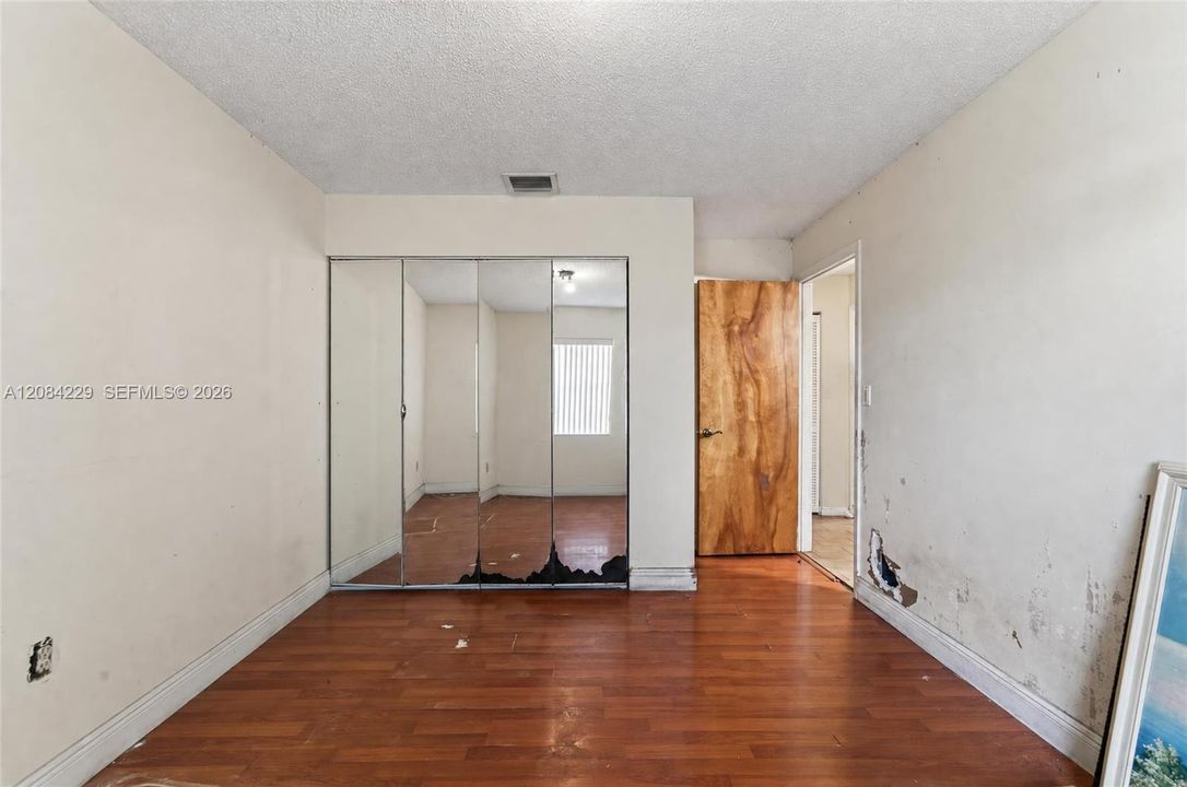 View from inside a secondary bedroom