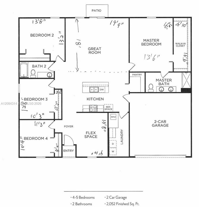 For Rent: $2,200 (4 beds, 2 baths, 0 Square Feet)